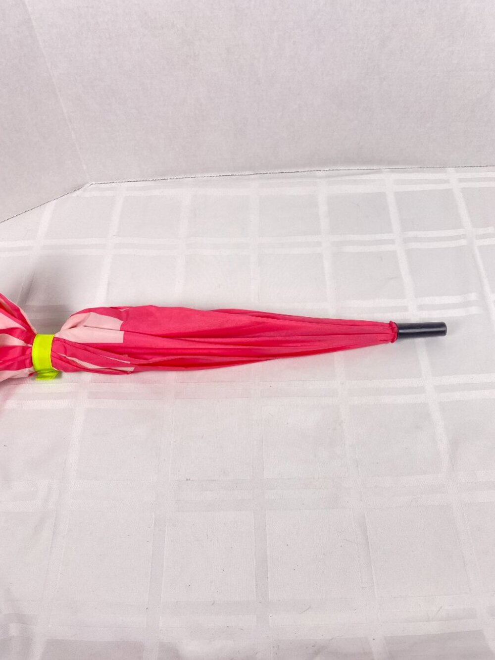 Victoria's Secret Pink/Lime Striped Parasol Umbrella - Picture 5 of 8